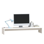 Monitorstativ Hvit 100X27X15 Cm Heltre Furu