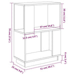 Bokhylle/Romdeler 51X25X70 Cm Heltre Furu