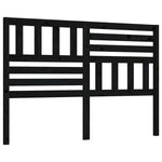 Sengegavl Svart 146X4X100 Cm Heltre Furu
