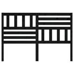 Sengegavl Svart 146X4X100 Cm Heltre Furu