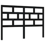 Sengegavl Svart 126X4X100 Cm Heltre Furu