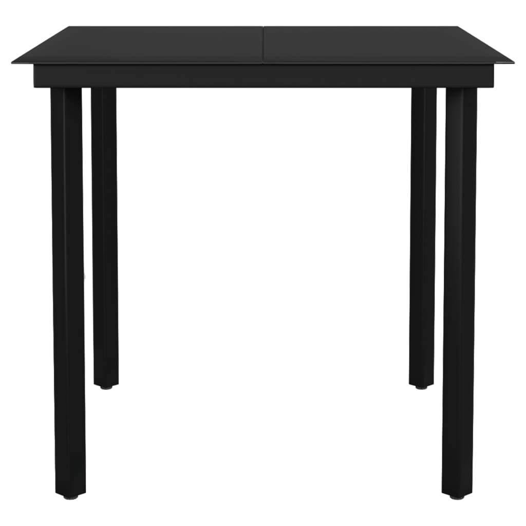 Hagespisegruppe 3 Deler Svart Pvc-Rotting