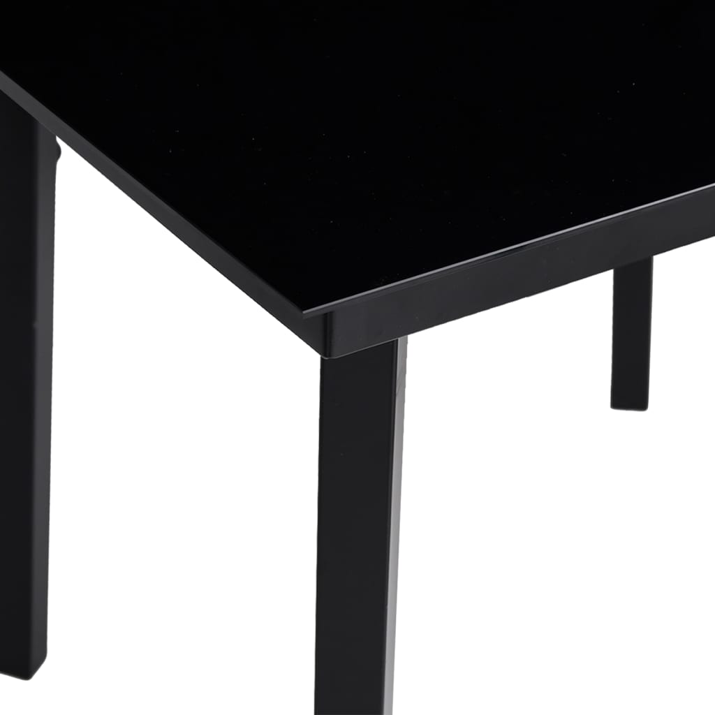 Hagespisegruppe 3 Deler Svart Pvc-Rotting