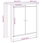 Skjenk 70X35X80 Cm Heltre Furu