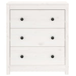 Skjenk Hvit 70X35X80 Cm Heltre Furu