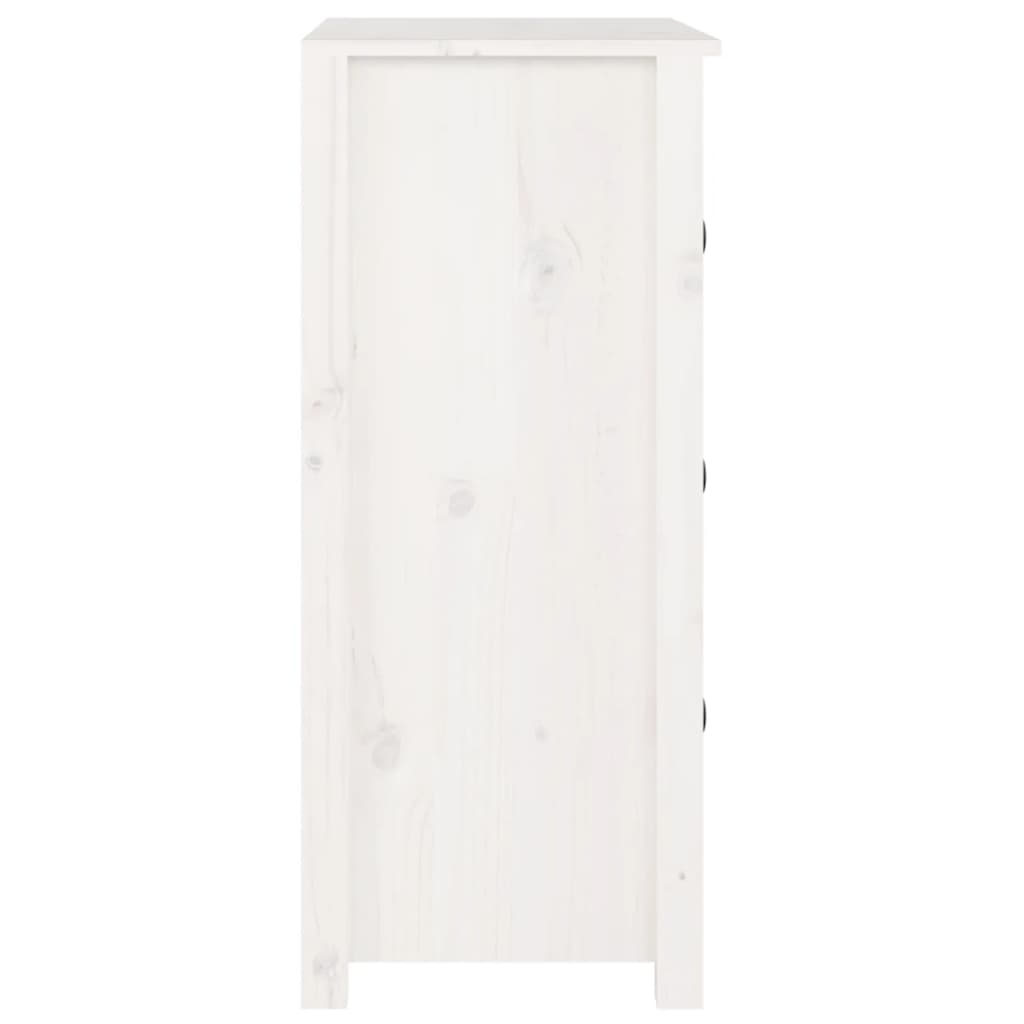 Skjenk Hvit 70X35X80 Cm Heltre Furu