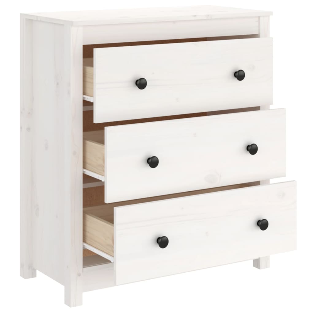 Skjenk Hvit 70X35X80 Cm Heltre Furu