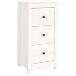 Skjenk Hvit 40X35X80 Cm Heltre Furu