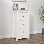 Skjenk Hvit 40X35X80 Cm Heltre Furu