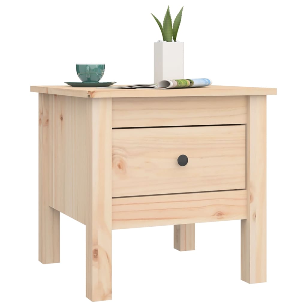 Sidebord 2 Stk 40X40X39 Cm Heltre Furu