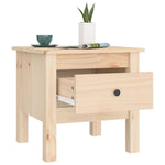 Sidebord 2 Stk 40X40X39 Cm Heltre Furu