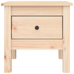 Sidebord 2 Stk 40X40X39 Cm Heltre Furu