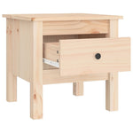 Sidebord 2 Stk 40X40X39 Cm Heltre Furu