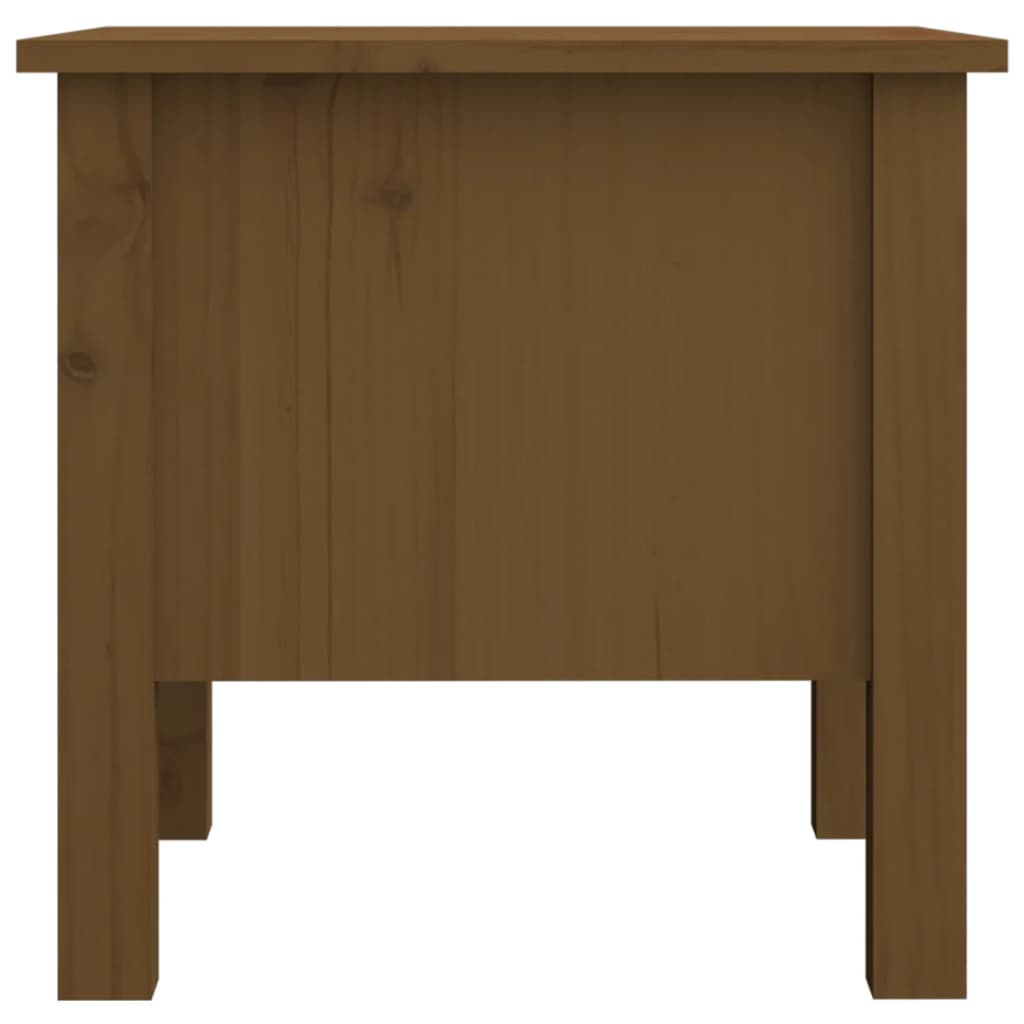 Sidebord 2 Stk Honningbrun 40X40X39 Cm Heltre Furu