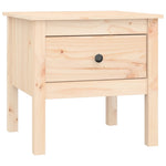 Sidebord 2 Stk 50X50X49 Cm Heltre Furu
