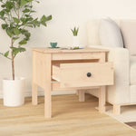 Sidebord 2 Stk 50X50X49 Cm Heltre Furu