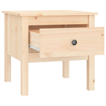 Sidebord 2 Stk 50X50X49 Cm Heltre Furu