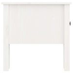 Sidebord Hvit 50X50X49 Cm Heltre Furu