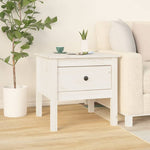 Sidebord 2 Stk Hvit 50X50X49 Cm Heltre Furu