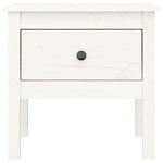 Sidebord 2 Stk Hvit 50X50X49 Cm Heltre Furu
