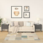 Sidebord 2 Stk Grå 50X50X49 Cm Heltre Furu