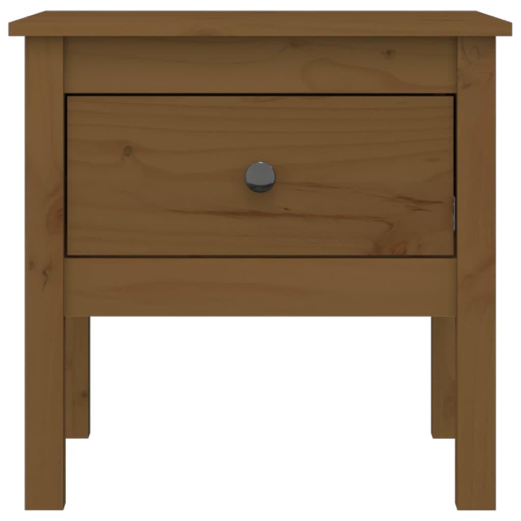 Sidebord Honningbrun 50X50X49 Cm Heltre Furu