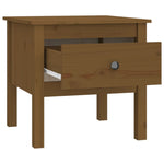 Sidebord Honningbrun 50X50X49 Cm Heltre Furu