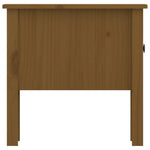 Sidebord Honningbrun 50X50X49 Cm Heltre Furu