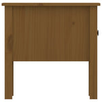 Sidebord 2 Stk Honningbrun 50X50X49 Cm Heltre Furu
