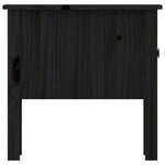 Sidebord Svart 50X50X49 Cm Heltre Furu
