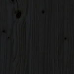 Sidebord Svart 50X50X49 Cm Heltre Furu