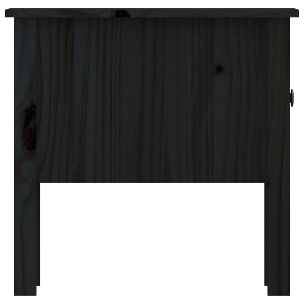 Sidebord 2 Stk Svart 50X50X49 Cm Heltre Furu