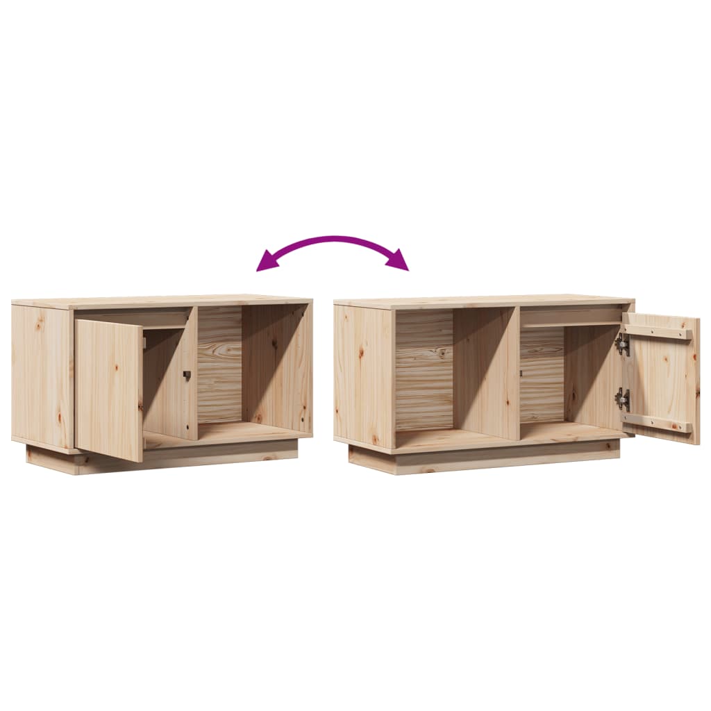 Tv-Benk 74X35X44 Cm Heltre Furu