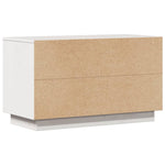 Tv-Benk Hvit 74X35X44 Cm Heltre Furu
