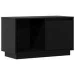 Tv-Benk Svart 74X35X44 Cm Heltre Furu
