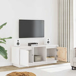 Tv-Benk Hvit 110,5X35X44 Cm Heltre Furu