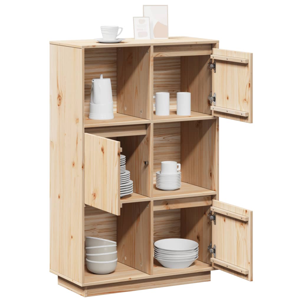 Highboard 74X35X117 Cm Heltre Furu