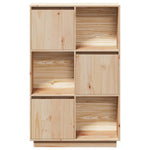 Highboard 74X35X117 Cm Heltre Furu