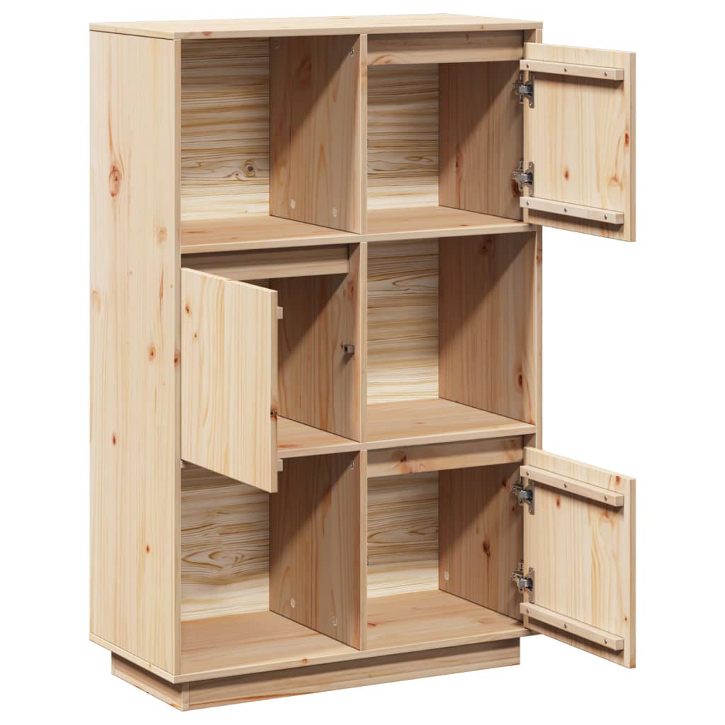 Highboard 74X35X117 Cm Heltre Furu
