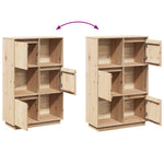Highboard 74X35X117 Cm Heltre Furu