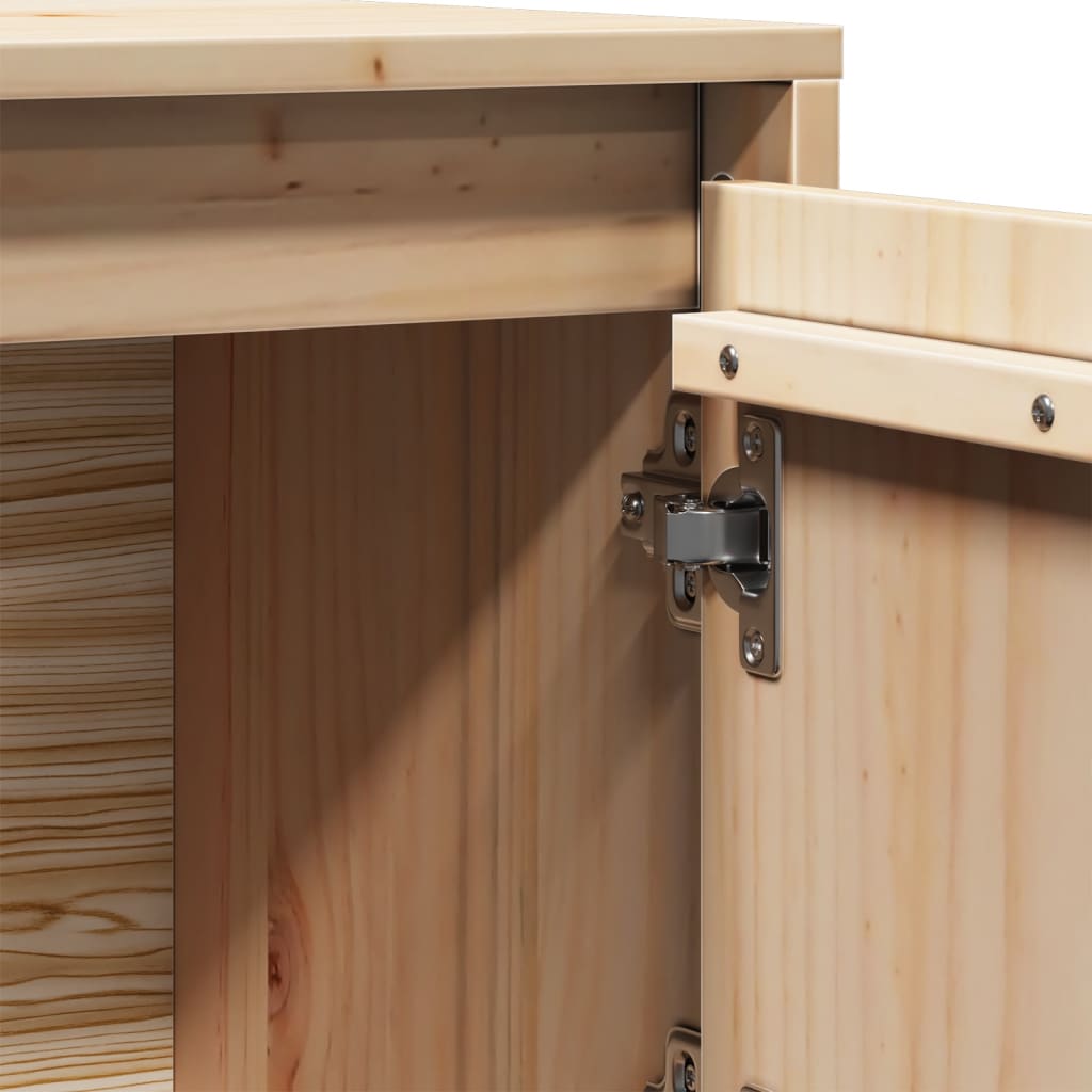 Highboard 74X35X117 Cm Heltre Furu