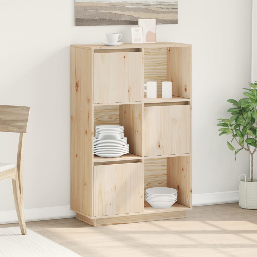 Highboard 74X35X117 Cm Heltre Furu