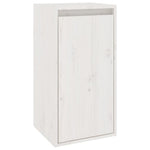 Tv-Benker 2 Stk Hvit Heltre Furu