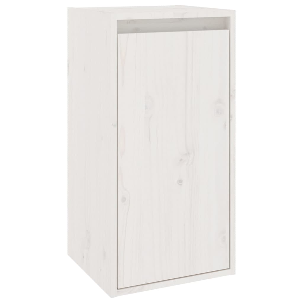 Tv-Benker 6 Stk Hvit Heltre Furu
