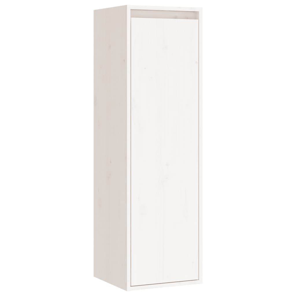 Tv-Benker 4 Stk Hvit Heltre Furu