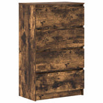 Skjenk Røkt Eik 60X35X98,5 Cm Konstruert Tre