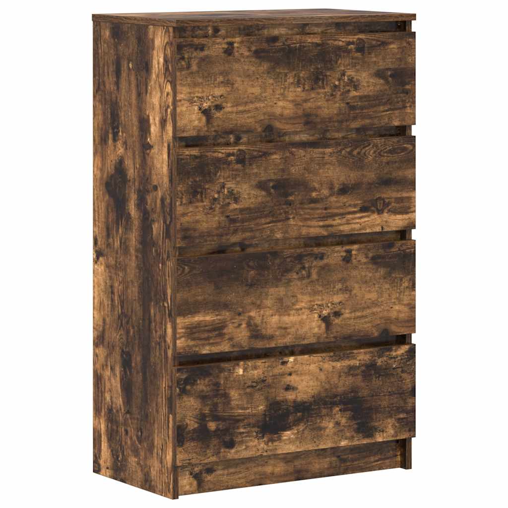 Skjenk Røkt Eik 60X35X98,5 Cm Konstruert Tre
