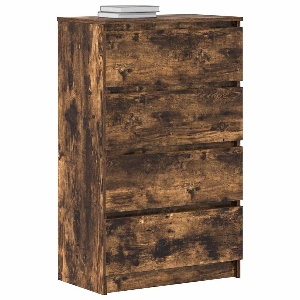 Skjenk Røkt Eik 60X35X98,5 Cm Konstruert Tre