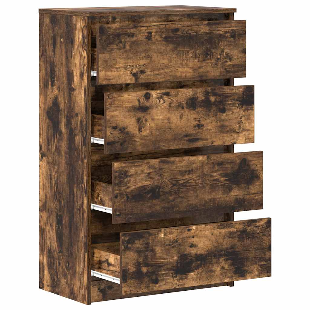 Skjenk Røkt Eik 60X35X98,5 Cm Konstruert Tre