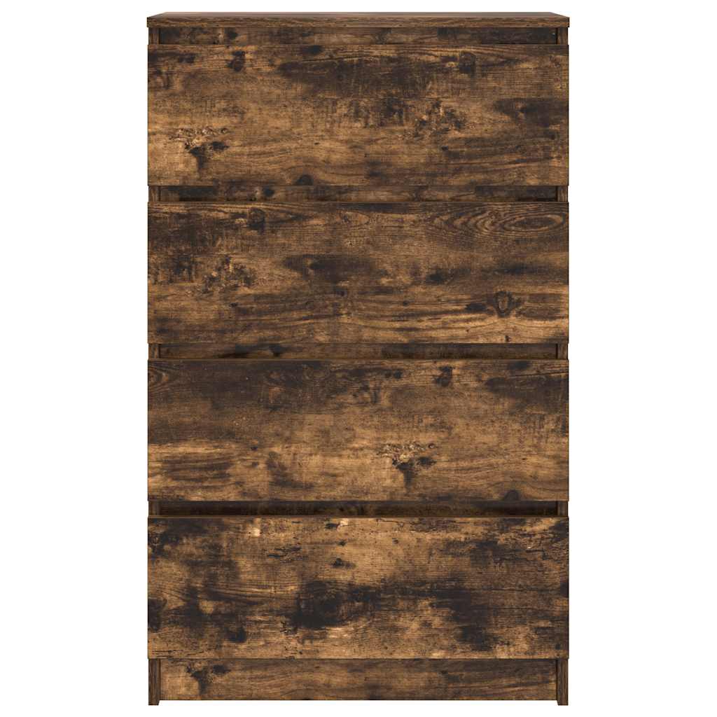 Skjenk Røkt Eik 60X35X98,5 Cm Konstruert Tre